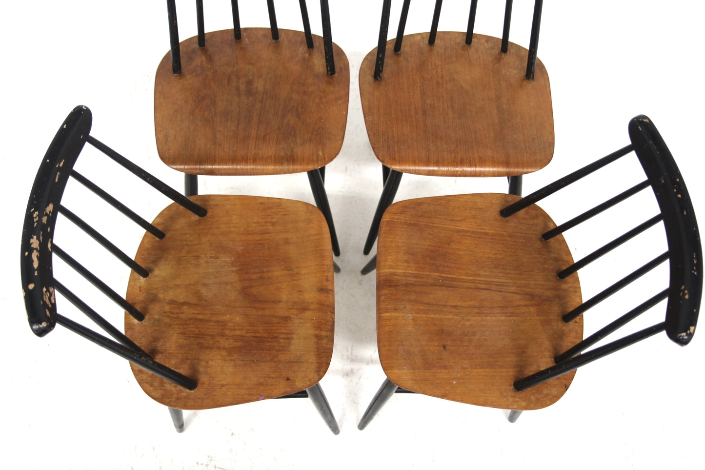 Sedie "Fanett" Ilmarie Tapiovaara design danese vintage anni 60 [sw27012] misure L.45 H.80 P.45