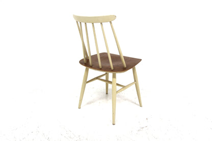 Sedia "Fanett" Ilmarie Tapiovaara design danese vintage anni 60 [sw27022] misure L.45 H.80 P.45