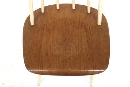 Sedia "Fanett" Ilmarie Tapiovaara design danese vintage anni 60 [sw27022] misure L.45 H.80 P.45