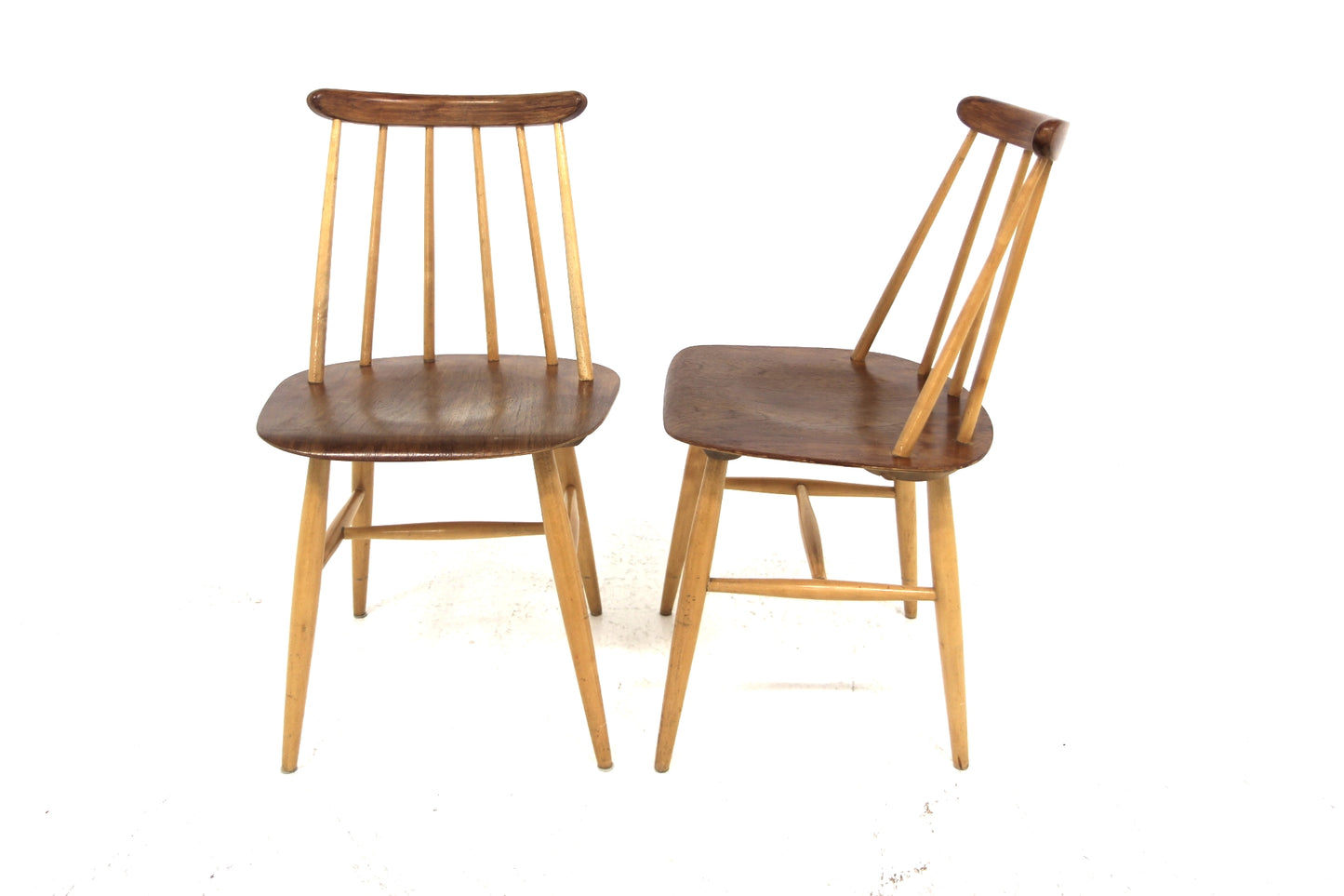 Sedie "Fanett" Ilmarie Tapiovaara design danese vintage anni 60 [sw27030] misure L.45 H.80 P.45