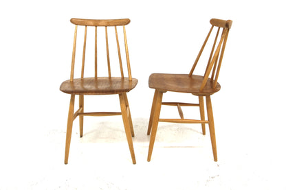 Sedie "Fanett" Ilmarie Tapiovaara design danese vintage anni 60 [sw27031] misure L.45 H.80 P.45
