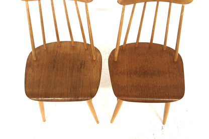 Sedie "Fanett" Ilmarie Tapiovaara design danese vintage anni 60 [sw27031] misure L.45 H.80 P.45
