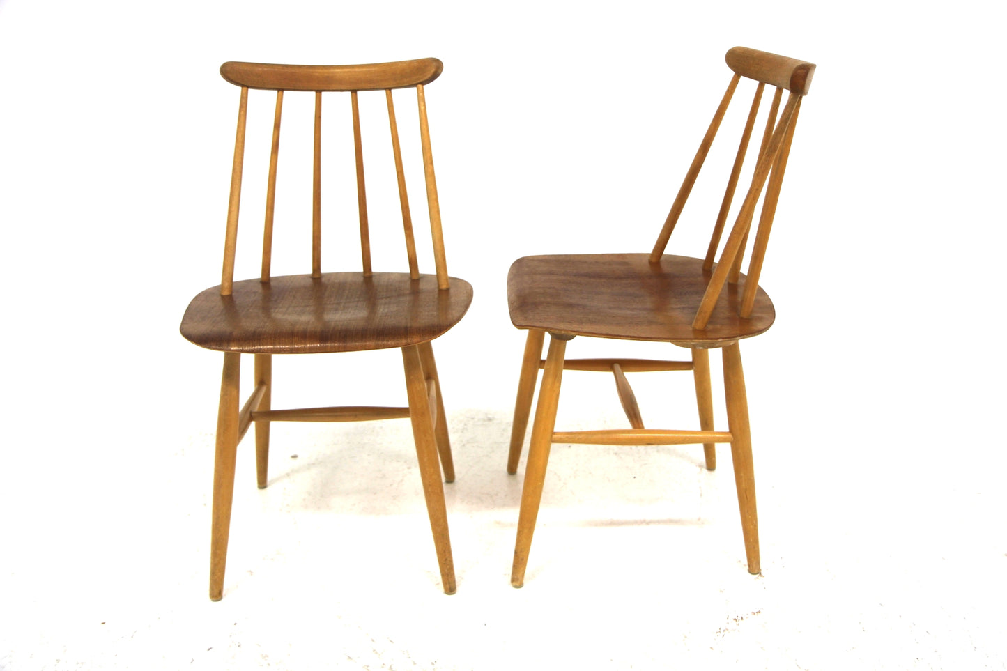 Sedie "Fanett" Ilmarie Tapiovaara design danese vintage anni 60 [sw27043] misure L.45 H.80 P.45