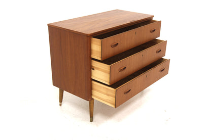 Cassettiera design svedese vintage anni 50 [sw27050] misure L.81 H.70 P.41