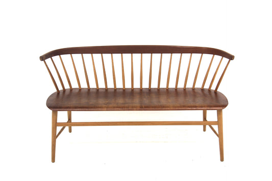 Panca "Florett model 150" design svedese vintage anni 50 [sw27058] misure L.134 H.76 P.45