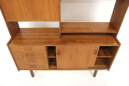 Libreria design svedese vintage anni 50 [sw27061] misure L.135 H.165 P.41