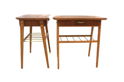 Comodini design svedese vintage anni 50 [sw27102] misure L.52 H.52 P.31