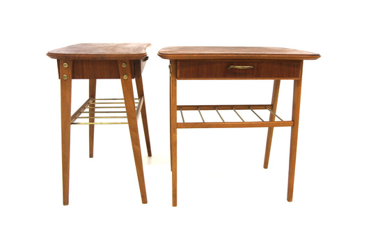Comodini design svedese vintage anni 50 [sw27102] misure L.52 H.52 P.31