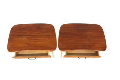 Comodini design svedese vintage anni 50 [sw27102] misure L.52 H.52 P.31