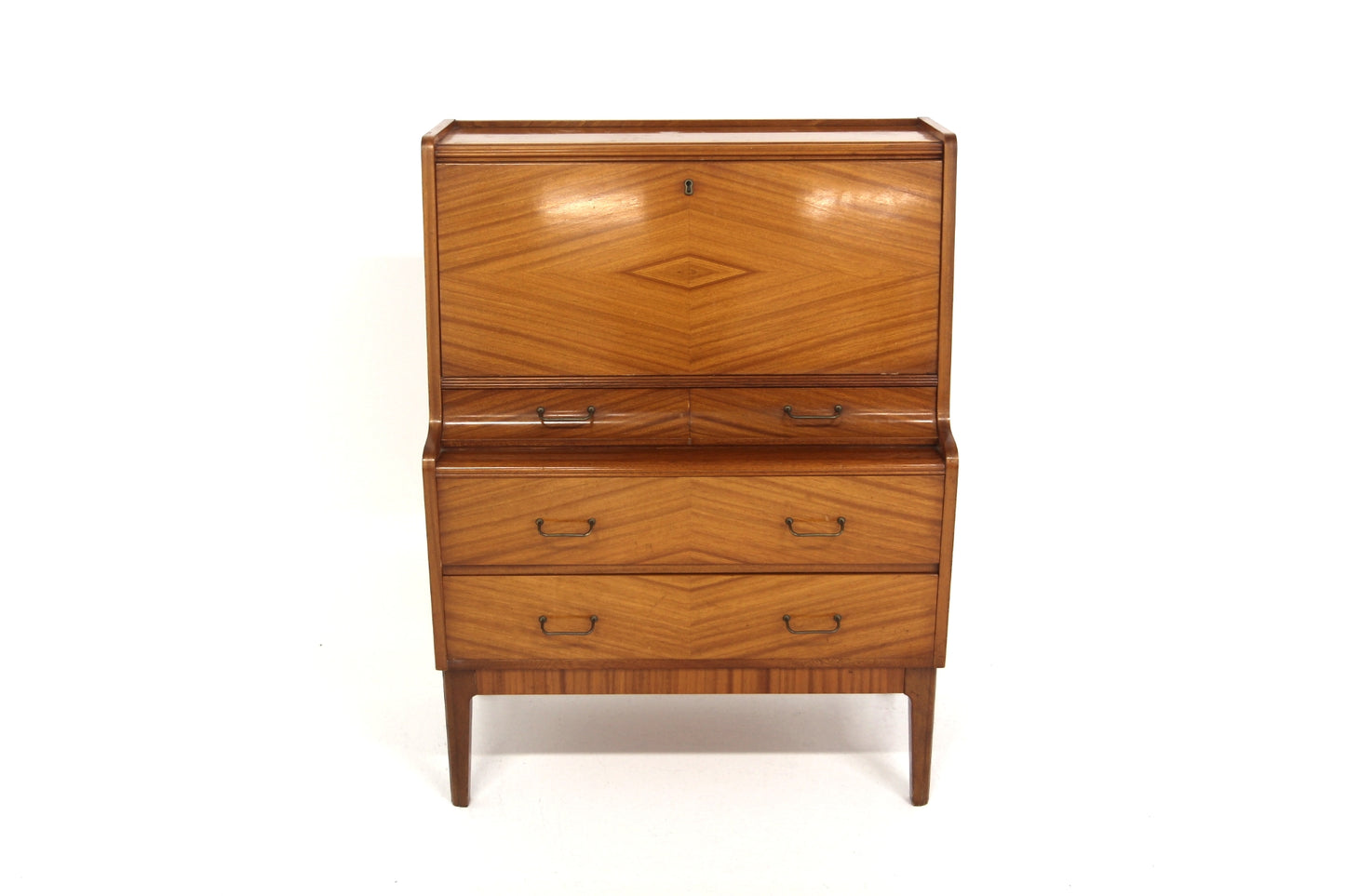 Scrivania design svedese vintage anni 50 [sw27152] misure L.83 H.110 P.46