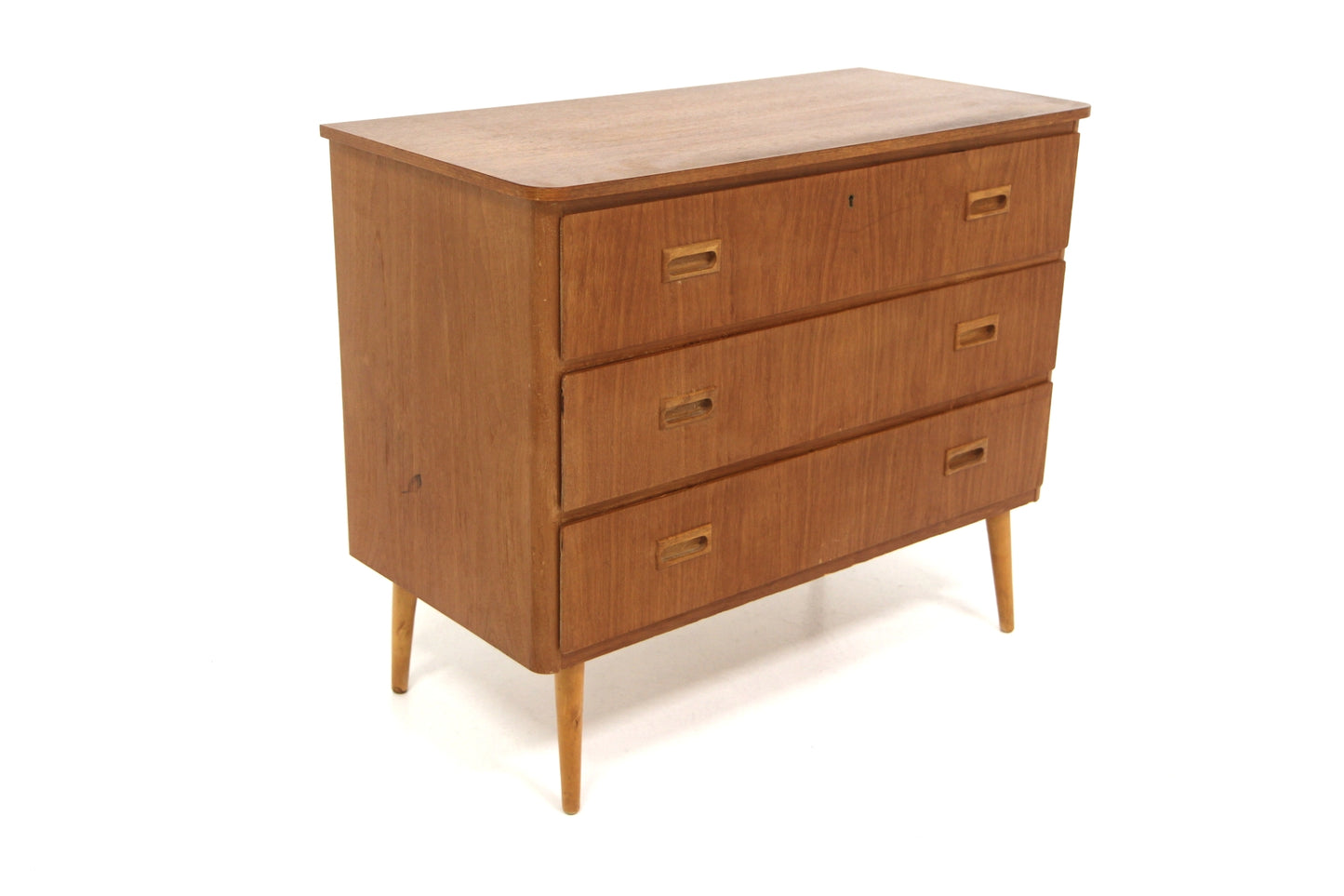 Cassettiera design svedese vintage anni 50 [sw27175] misure L.88 H.74 P.42
