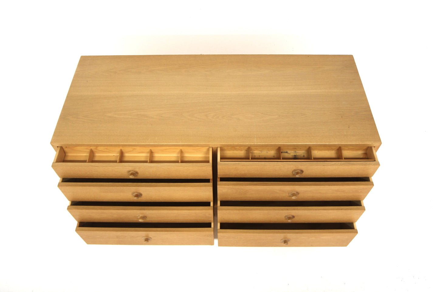 Cassettiera doppia "Öresund" Børge Mogensen design svedese vintage anni 60 [sw27181] misure L.135 H.69 P.56