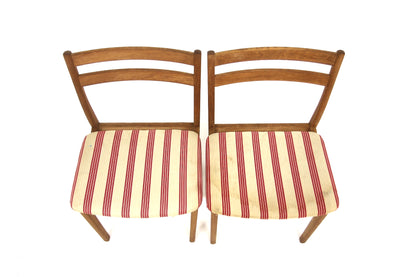 Sedie Henry Rosengren Hansen design svedese vintage anni 60 [sw27192] misure L.47 H.79 P.49