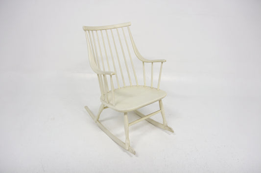 Sedia a dondolo "Bohem" Lena Larsson design danese vintage anni 60 [sw27207] misure L.57 H.93 P.84