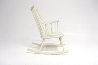 Sedia a dondolo "Bohem" Lena Larsson design danese vintage anni 60 [sw27207] misure L.57 H.93 P.84