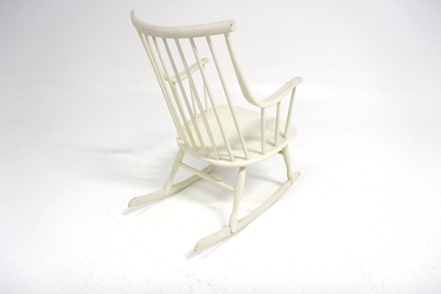 Sedia a dondolo "Bohem" Lena Larsson design danese vintage anni 60 [sw27207] misure L.57 H.93 P.84