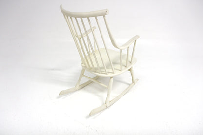 Sedia a dondolo "Bohem" Lena Larsson design danese vintage anni 60 [sw27207] misure L.57 H.93 P.84