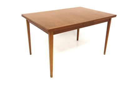Tavolo rettangolare design svedese vintage anni 60 [sw27210] misure L.120 +50 +50 H.73 +85