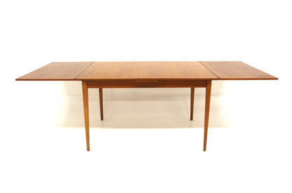 Tavolo rettangolare design svedese vintage anni 60 [sw27210] misure L.120 +50 +50 H.73 +85
