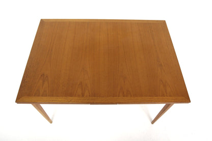 Tavolo rettangolare design svedese vintage anni 60 [sw27210] misure L.120 +50 +50 H.73 +85