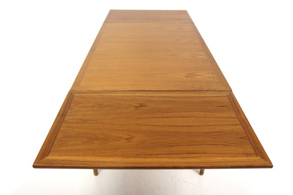Tavolo rettangolare design svedese vintage anni 60 [sw27210] misure L.120 +50 +50 H.73 +85