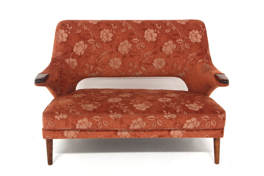 Divano design danese vintage anni 50 [sw27234] misure L.132 H.89 P.74