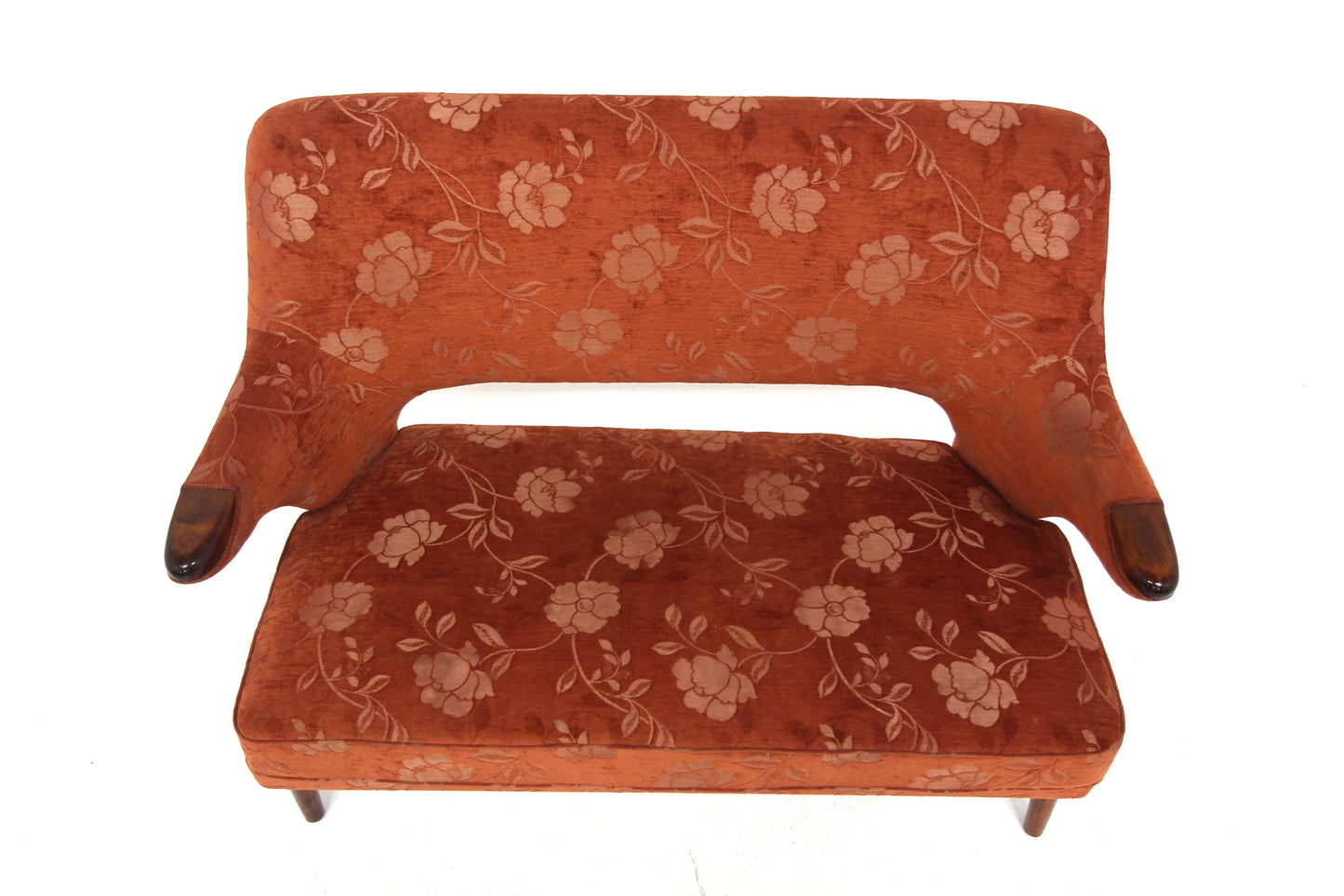 Divano design danese vintage anni 50 [sw27234] misure L.132 H.89 P.74