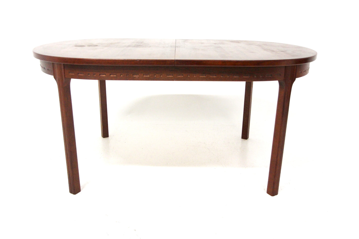 Tavolo ovale "Rimbo" per Troeds design danese vintage anni 60 [sw27321] misure L.156+55+55 P.100 H.73