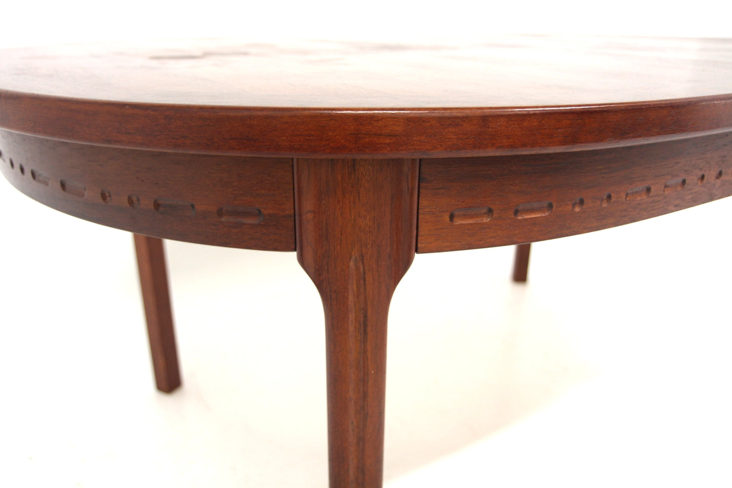 Tavolo ovale "Rimbo" per Troeds design danese vintage anni 60 [sw27321] misure L.156+55+55 P.100 H.73