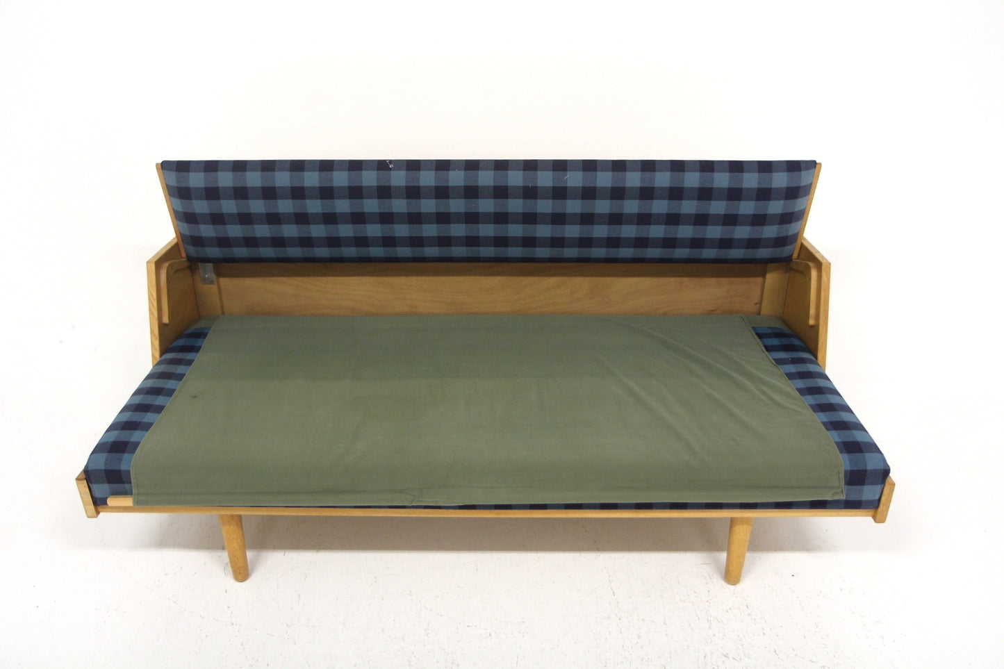 Divano "GE 258" Hans J Wegner design norvegese vintage anni 60 [sw27340] misure L.195 H.77 P.86