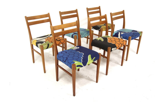 Sedie design danese vintage anni 60 [sw27365] misure L.45 H.80 P.49