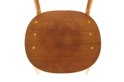 Sedie "Eva" Sven-Erik Fryklund design danese vintage anni 50 [sw27388] misure L.46 H.81 P.47