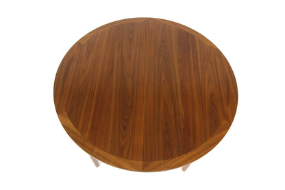 Tavolo rotondo design svedese vintage anni 60 [sw27397] misure L.110+59 H.74