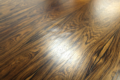 Tavolo rotondo design svedese vintage anni 60 [sw27411] misure L.115+49+49 H.73