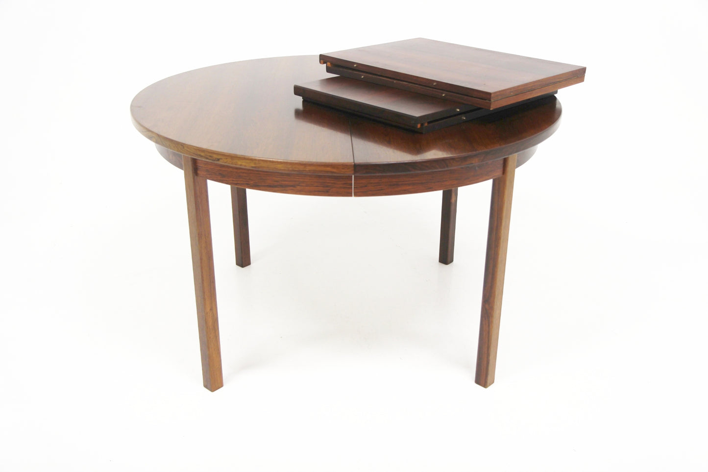 Tavolo rotondo design svedese vintage anni 60 [sw27414] misure L.120+46+46 H.73