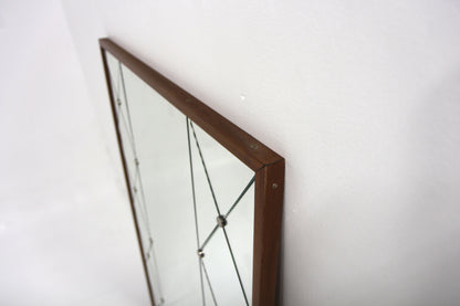 Specchio vintage design svedese anni 50 [sw27431] misure L.82 H.122 P.2,5