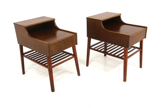 Comodini design svedese vintage anni 60 [sw27453] misure L.36 H.56 P.50