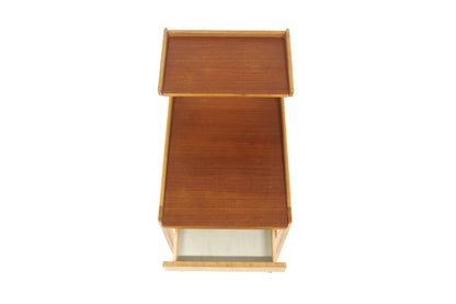 Comodino "Carioca" Eyvind Beckman design svedese vintage anni 60 [sw27455] misure L.38 H.77 P.55