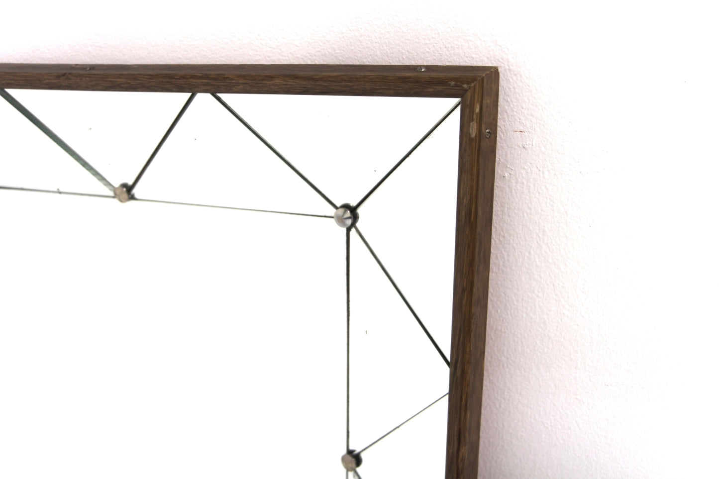 Specchio vintage design svedese anni 60 [sw27469] misure L.62 H.122 P.6