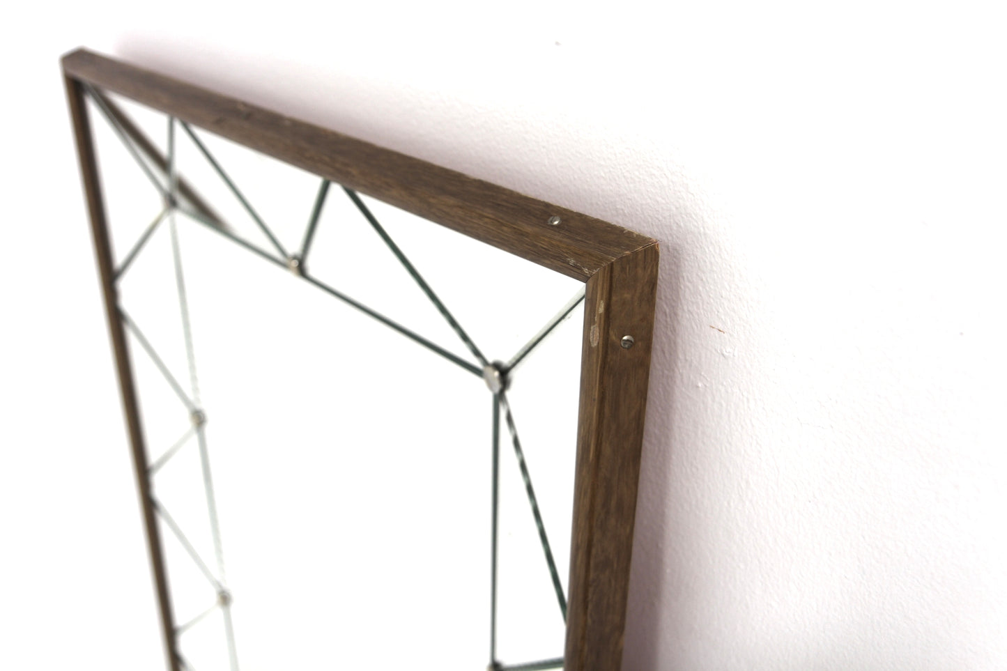 Specchio vintage design svedese anni 60 [sw27469] misure L.62 H.122 P.6