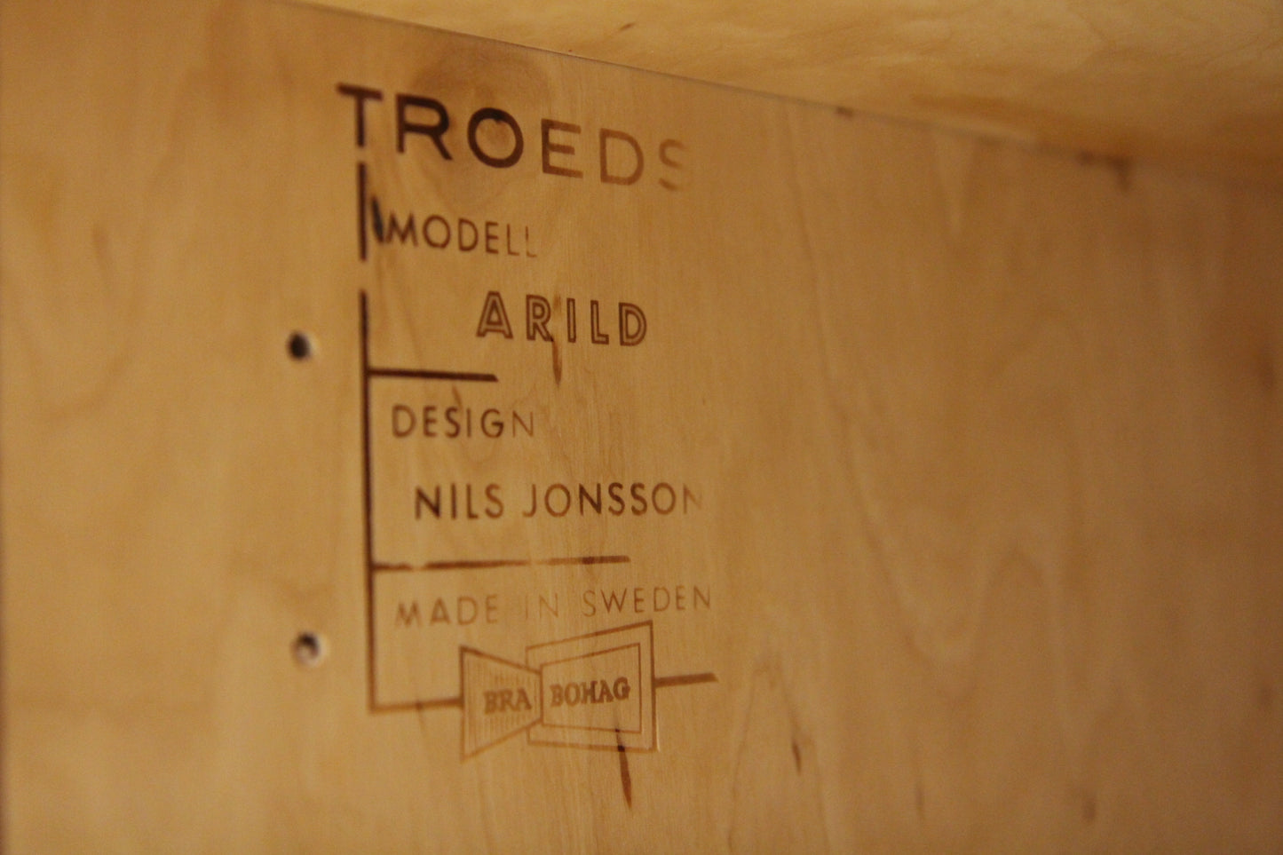 Sideboard "Arild" Nils Jonsson design danese vintage anni 60 [sw27474] misure L.190 H.74 P.44