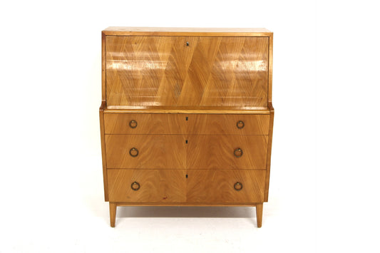 Scrittoio design svedese vintage anni 50 [sw27476] misure L.90 H.108 P.43