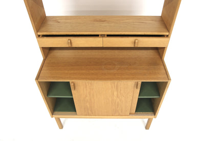Libreria Bertil Fridhagen design svedese vintage anni 60 [sw27487] misure L.90 H.172 P.46
