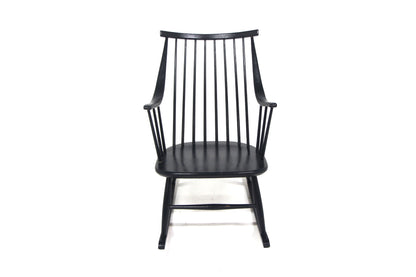 Sedia a dondolo "Grandessa" Lena Larsson design danese vintage anni 60 [sw27493] misure L.58 H.88 P.80