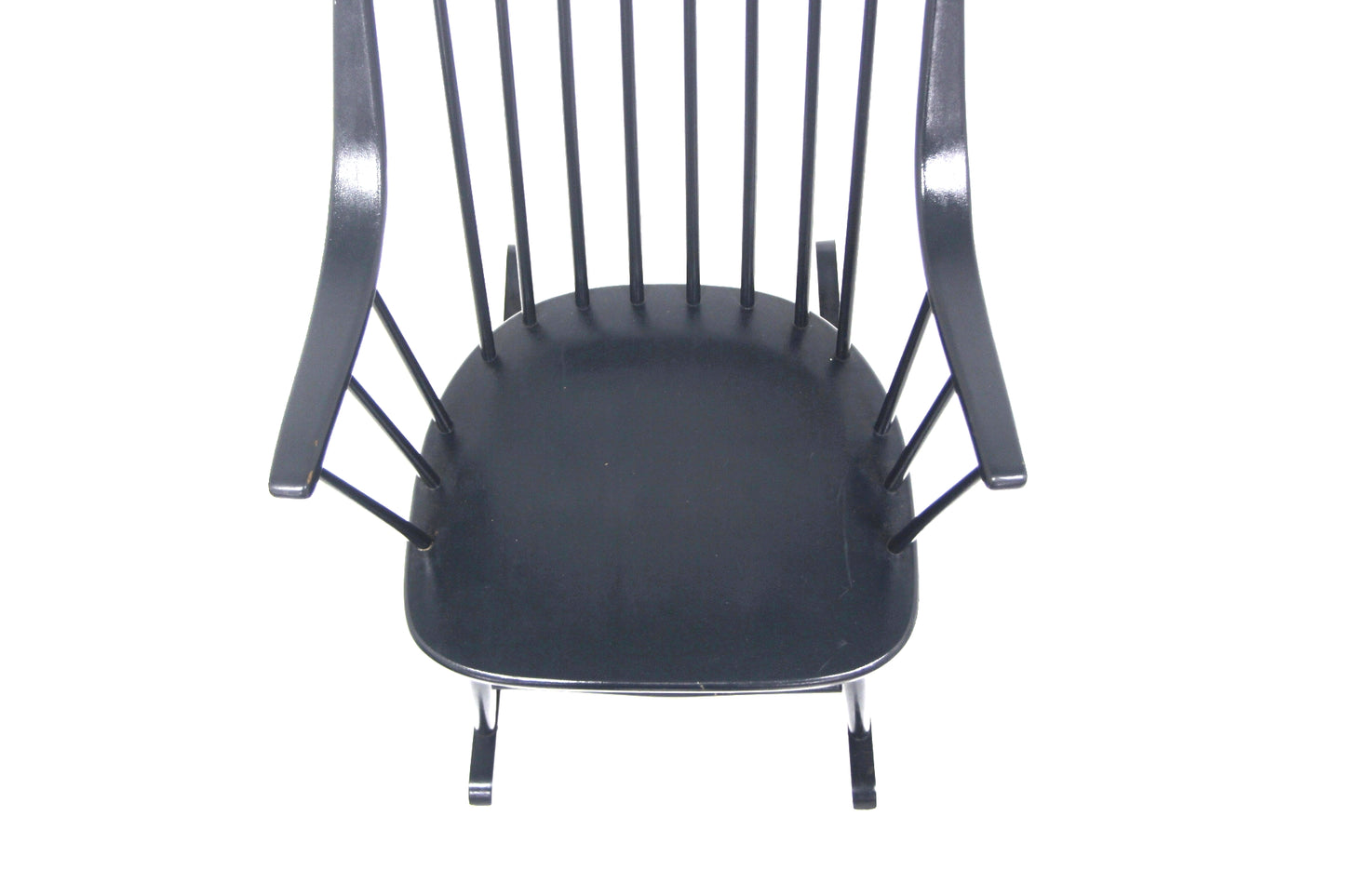 Sedia a dondolo "Grandessa" Lena Larsson design danese vintage anni 60 [sw27493] misure L.58 H.88 P.80