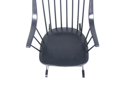 Sedia a dondolo "Grandessa" Lena Larsson design danese vintage anni 60 [sw27493] misure L.58 H.88 P.80