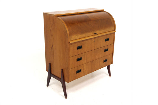 Scrittoio design svedese vintage anni 50 [sw27514] misure L.88 H.96 P.46