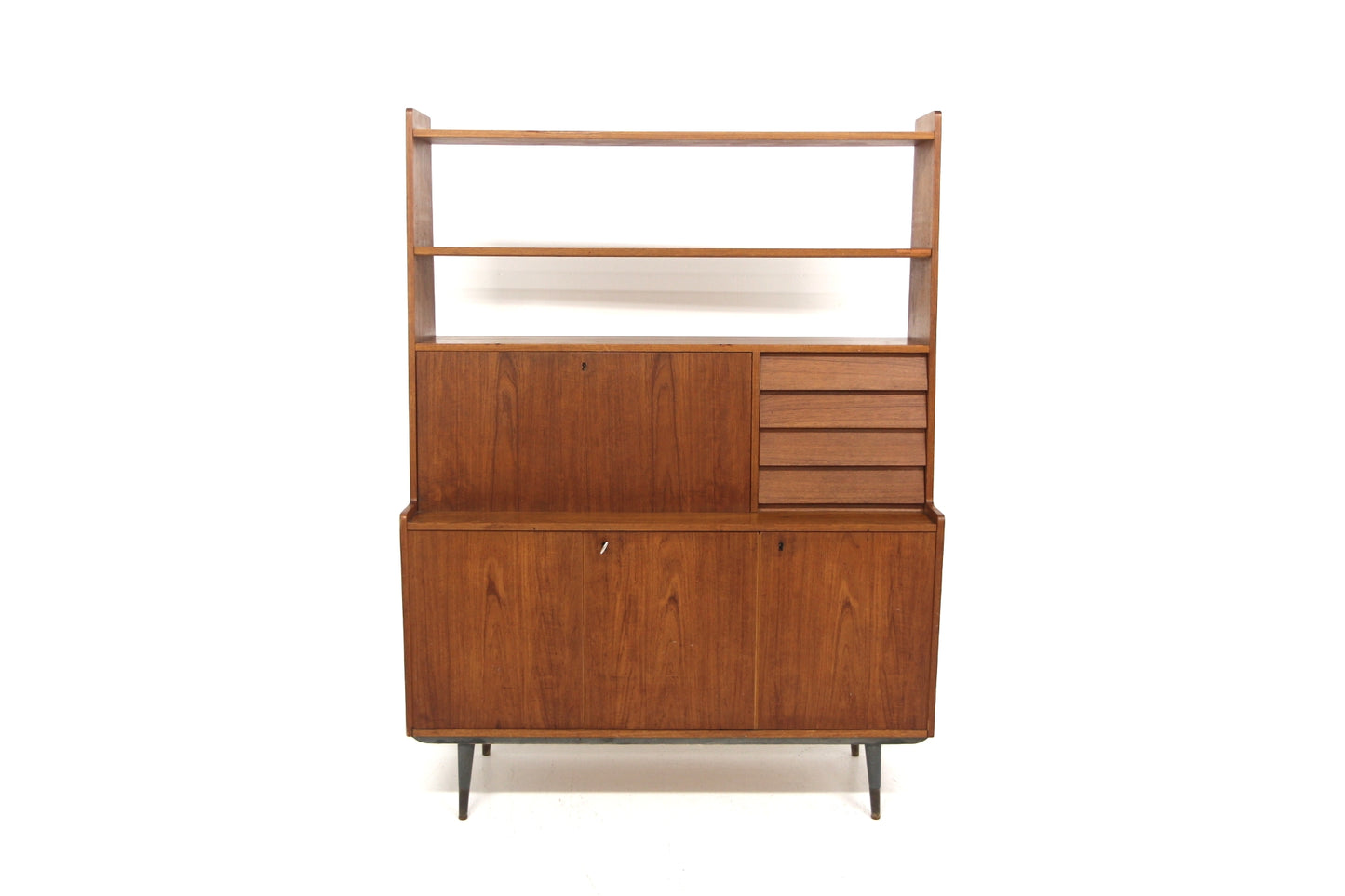 Libreria design danese vintage anni 50 [sw27519] misure L.120 H.161 P.40