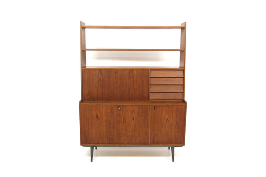 Libreria design danese vintage anni 50 [sw27519] misure L.120 H.161 P.40