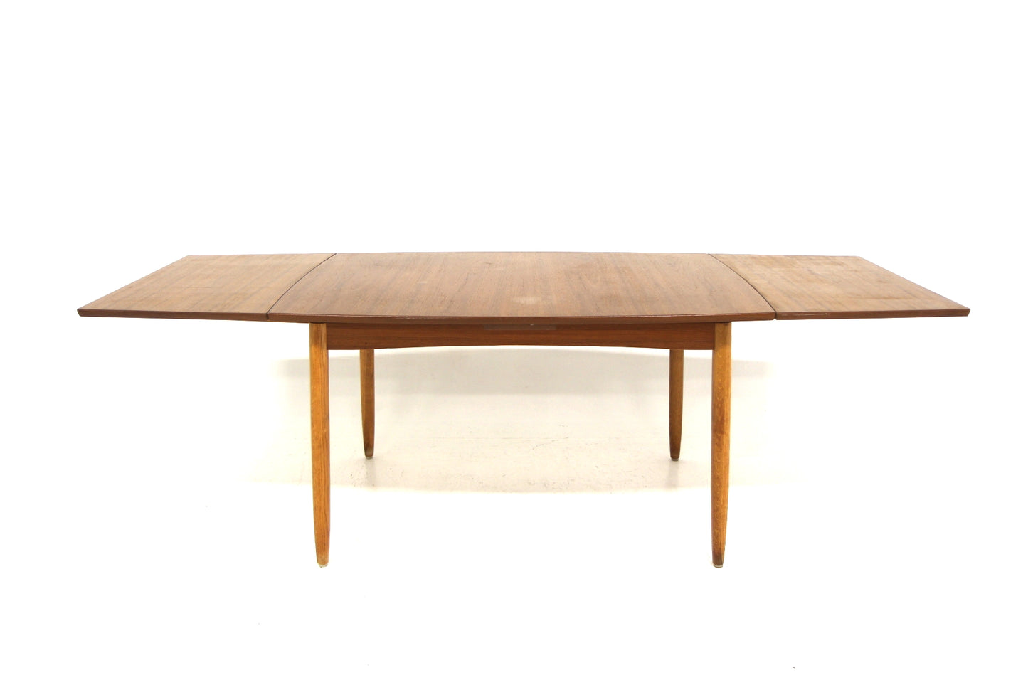 Tavolo rettangolare design danese vintage anni 60 [sw27526] misure L.126 +49 +49 P.72 H.86